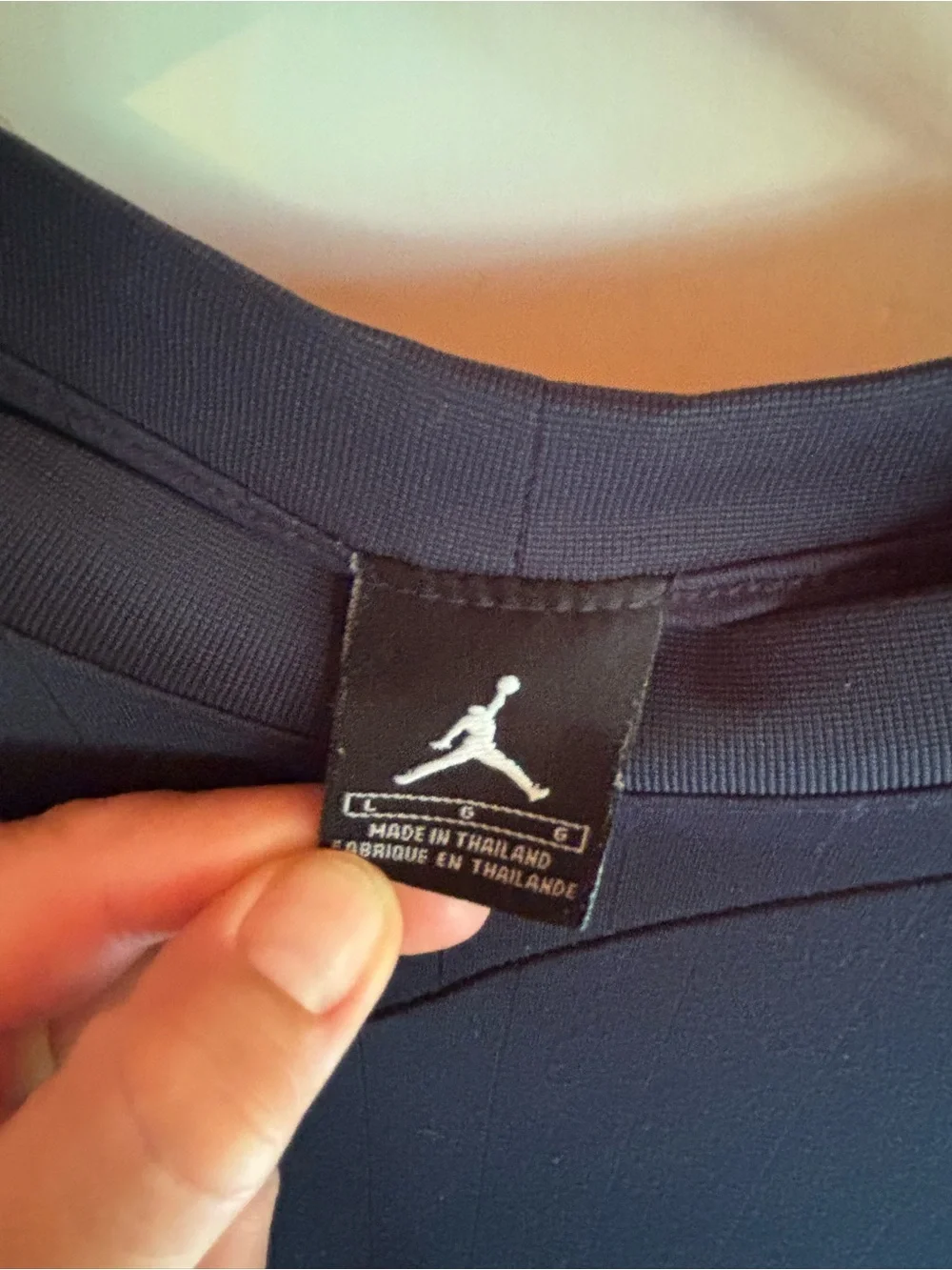 Jordan Jumpman Logo Long Sleeve Crew Neck T-Shirt Black L Regular Fit